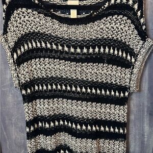 Chico's Monochrome Knit Sweater